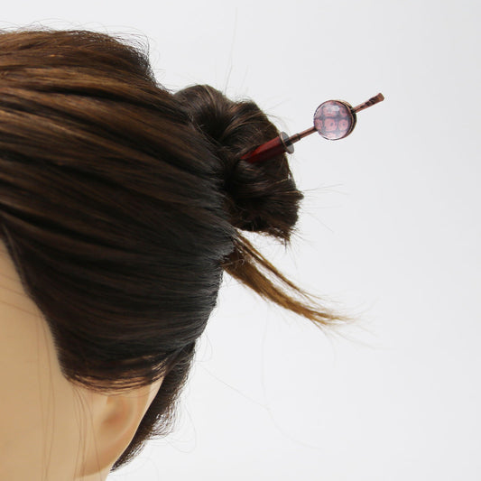 Changeable Ornament Hairpin Fawn Pink TAMARUSAN