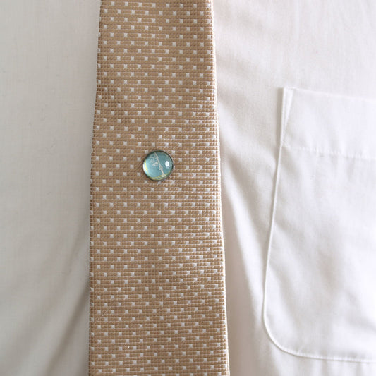 Tie Tack Blue Architectural Design Men's TAMARUSAN