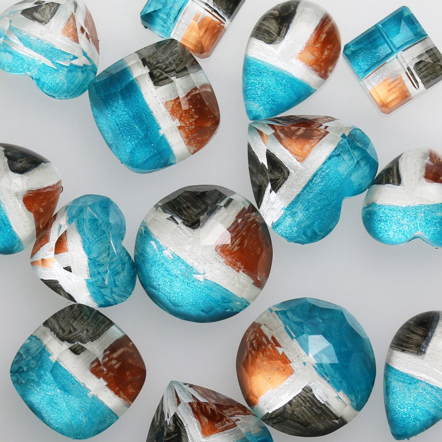 Cuff Links Blue Square TAMARUSAN