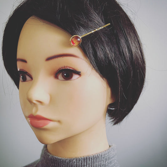 Hairpin Crab Red Decoration Removable TAMARUSAN