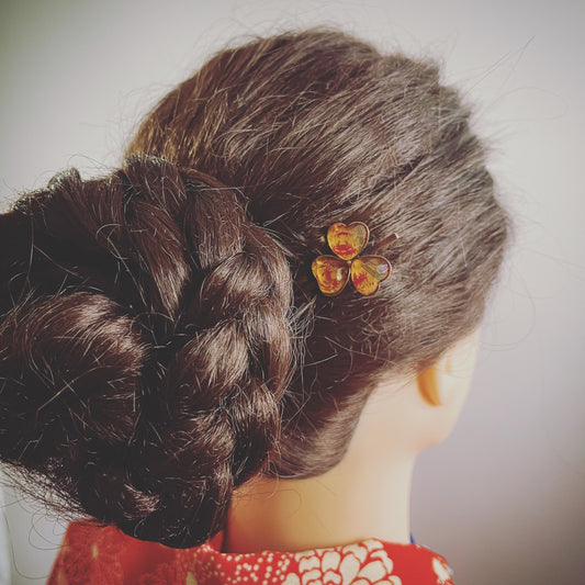 Short Hair Stick Flower Crab Copper TAMARUSAN