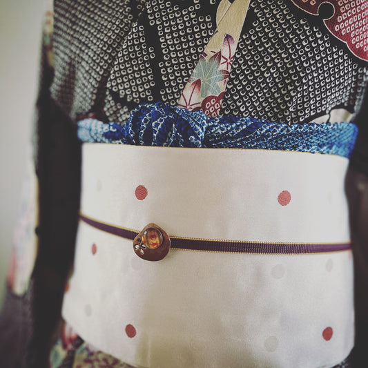 Obidome Crab Red Kimono Resin TAMARUSAN