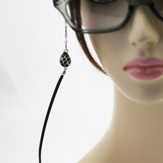 Eyeglass Chain Scales Lightweight Navy Blue TAMARUSAN