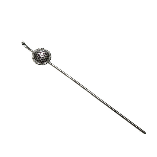 Hair Stick Navy Blue Scales Pattern Men TAMARUSAN