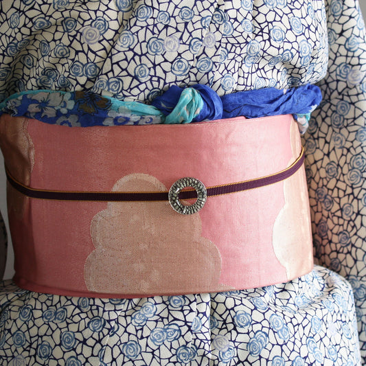 Obidome Scales Silver Navy Blue TAMARUSAN