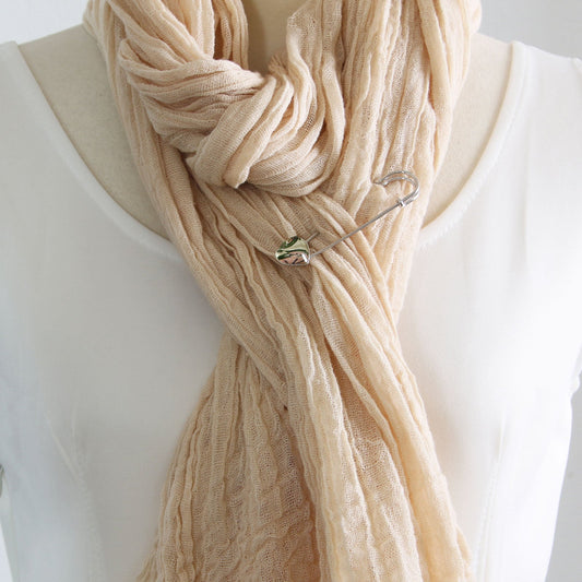 Fancy Safety Pin Pink Lemon Heart TAMARUSAN