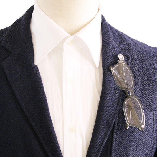 Eyeglasses Holder Pin Brooch Lemon Pink TAMARUSAN