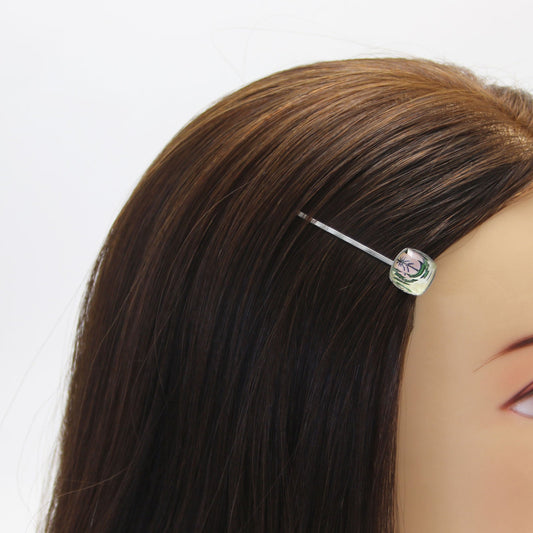 Hairpin Lemon Pink Handmade TAMARUSAN