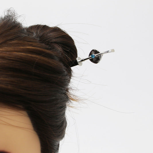 Changeable Ornament Hairpin Lemon Wood White TAMARUSAN