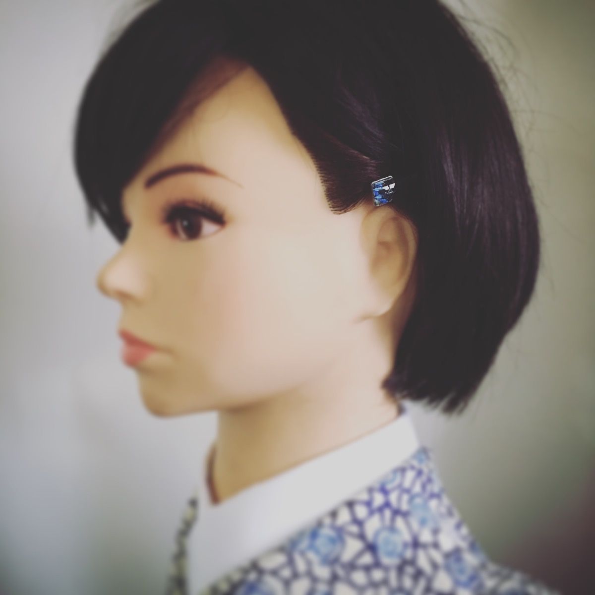 Hairpin Blue Marble Removable TAMARUSAN
