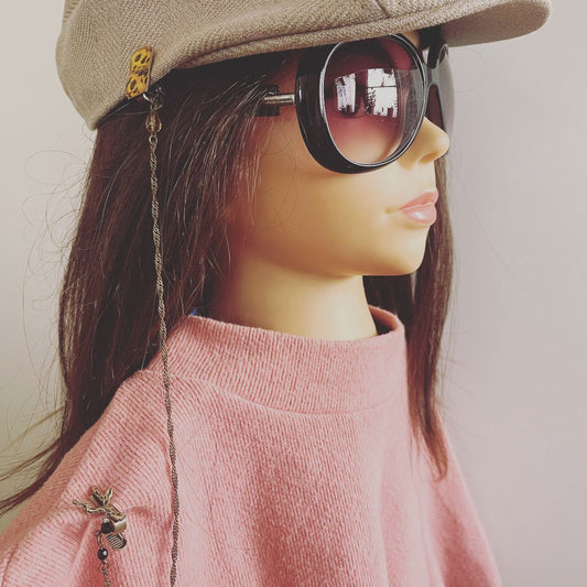 Hat Clip Cheetah Onyx Citrine Yellow TAMARUSAN