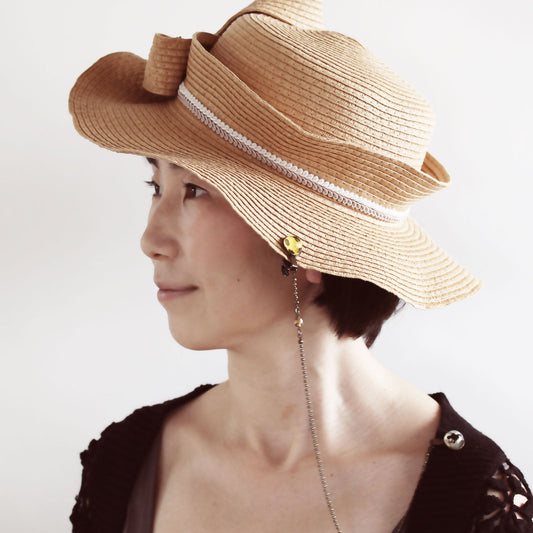 Hat Clip Yellow Chain Quartz TAMARUSAN