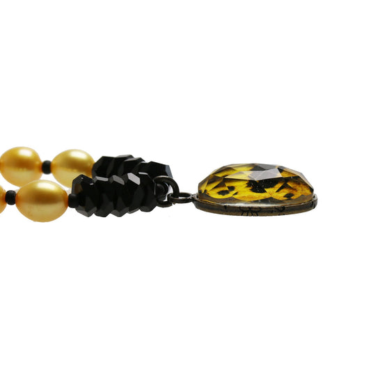 Choker Yellow Freshwater Pearl Cheetah TAMARUSAN