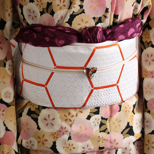 Obidome Calico Cat Flower Brown TAMARUSAN