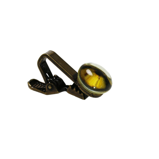 Simple Tie Clip Short Cheetah Yellow TAMARUSAN