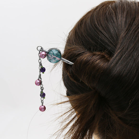 One Stick Hairpin Green Forest TAMARUSAN