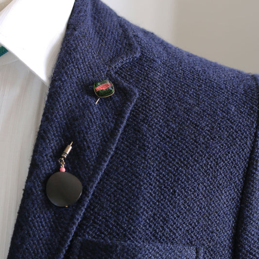 Hatpin Green Mizuhiki Wood TAMARUSAN