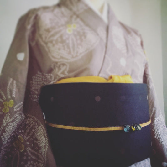 Obidome Blue Mizuhiki 3 Colors TAMARUSAN