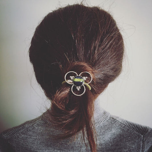 Hair Elastic Dark Blue Mizuhiki TAMARUSAN