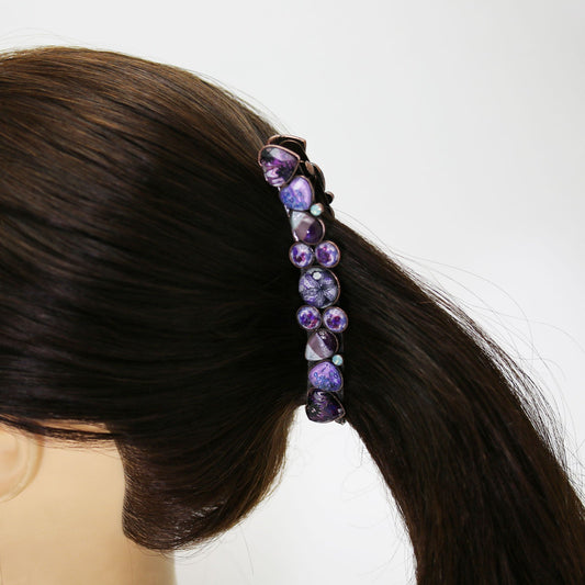 Banana Clip Purple Antique Style TAMARUSAN