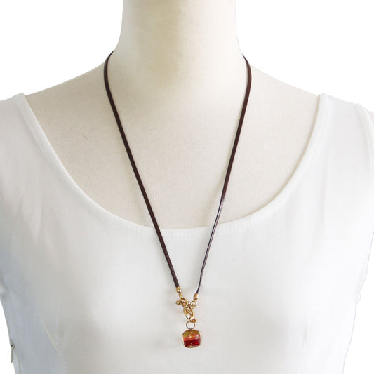 Eyeglass Holder Rainbow Orange Red TAMARUSAN