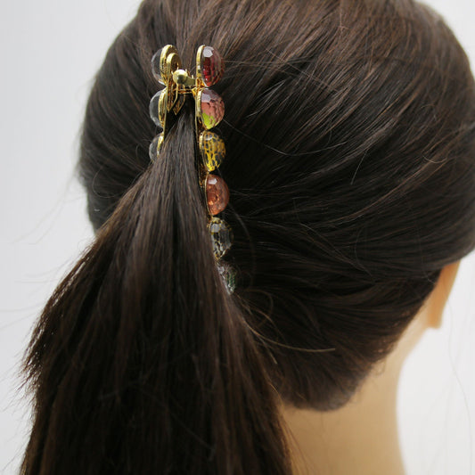 Banana Clip Barrette Yellow Gold TAMARUSAN