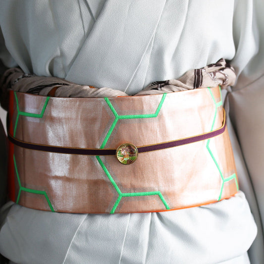 Obidome Green Kimono Accessory TAMARUSAN