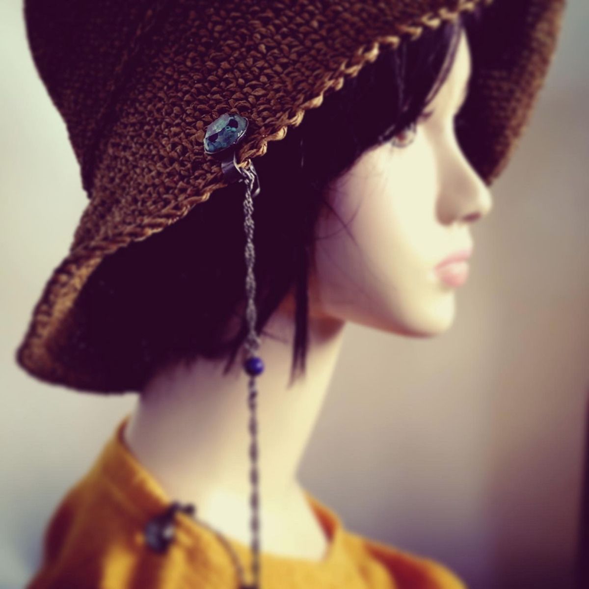 Hat Clips Blue Musical Note Chain TAMARUSAN