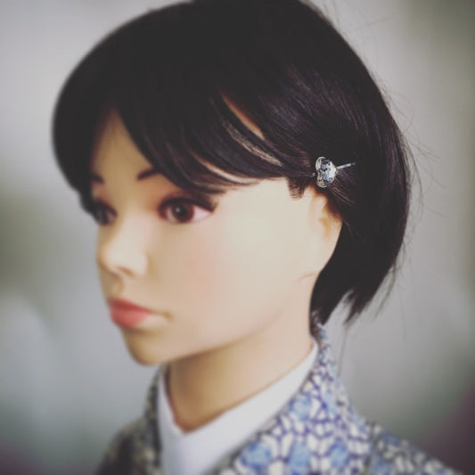 Hair Pin Musical Note Heart Blue TAMARUSAN