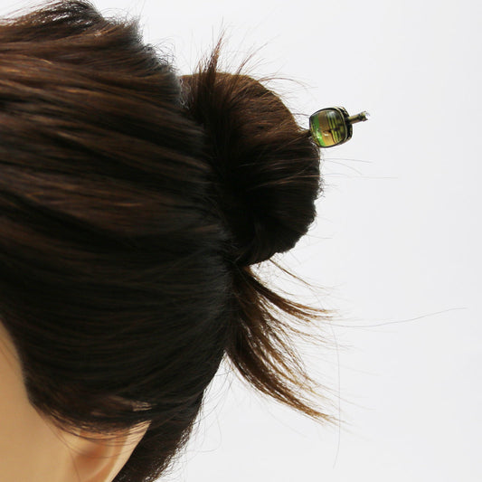 Hairpin Musical Note Green Japanese Style TAMARUSAN