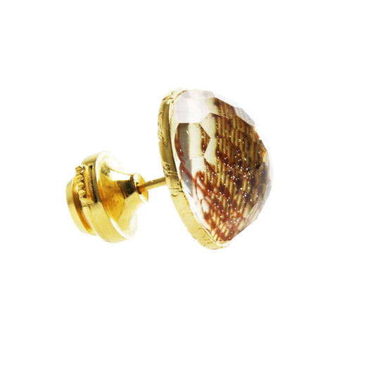 Pin Brooch Yellow Musical Note TAMARUSAN