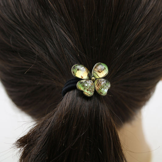 Gorgeous Hair Elastic Green Musical Note Butterfly TAMARUSAN
