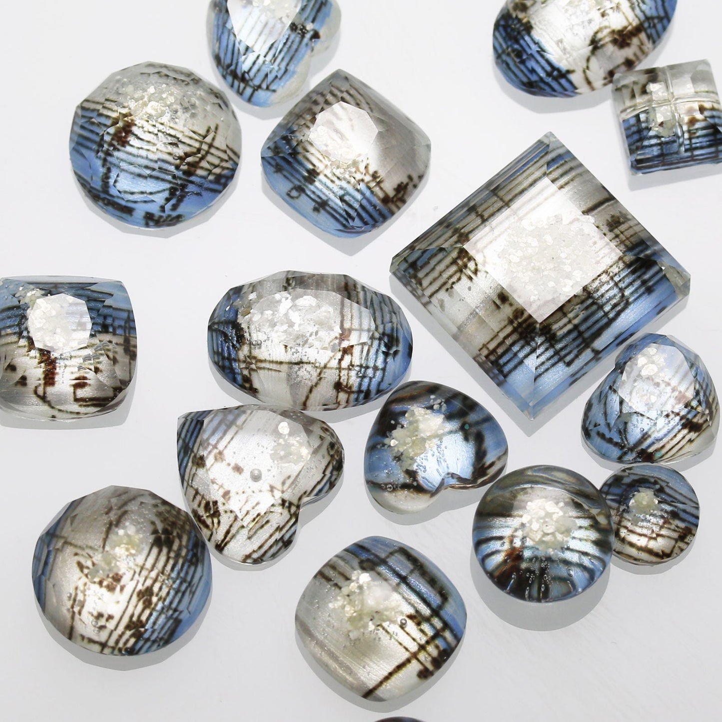 Ribbon Choker Musical Note Blue TAMARUSAN