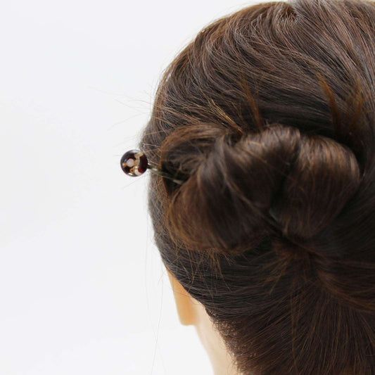 One Stick Hairpin Red Simple TAMARUSAN