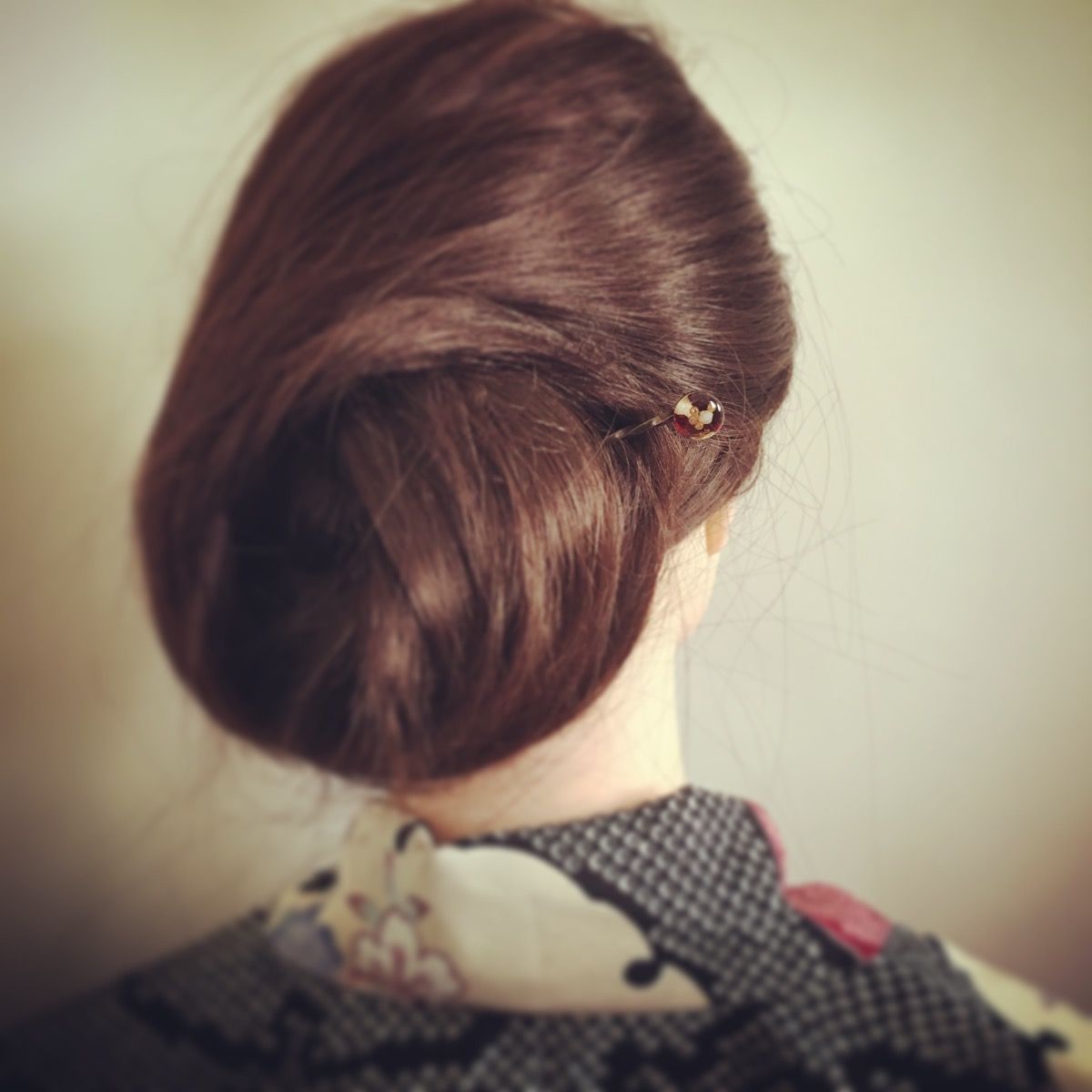 One Stick Hairpin Red Simple TAMARUSAN