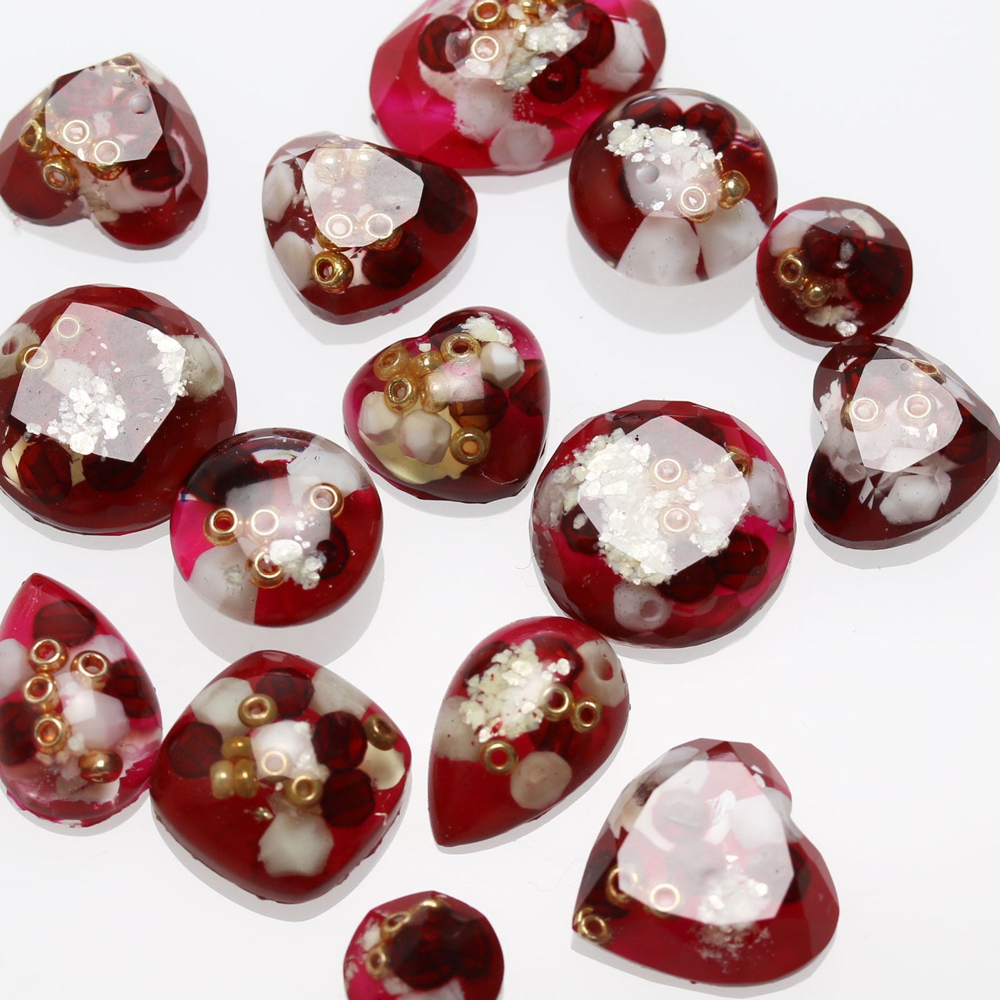 One Stick Hairpin Flower Pink Garnet TAMARUSAN