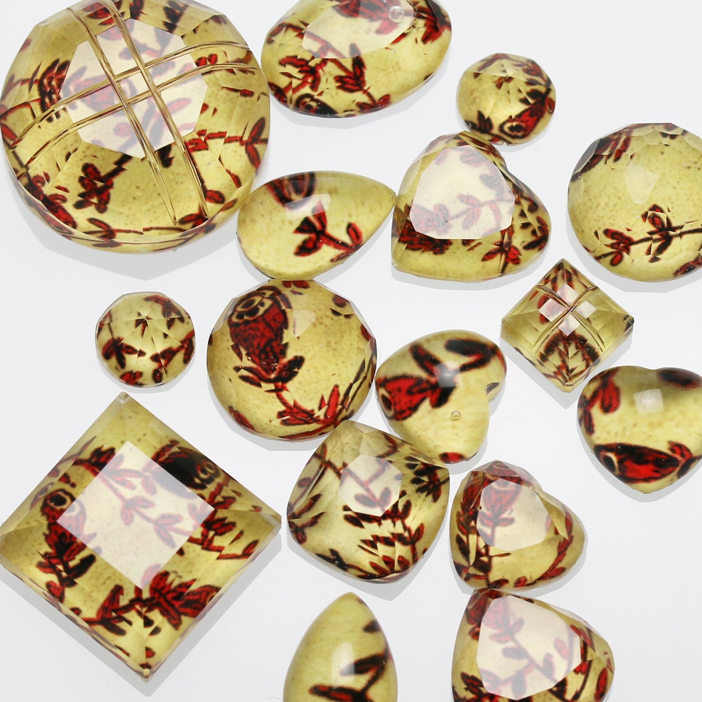 Necklace Garnet Red Butterfly TAMARUSAN