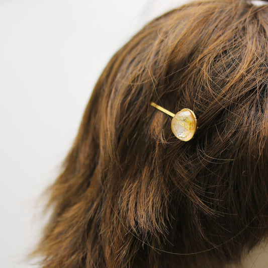 Hairpin Pink Gold Pollen TAMARUSAN