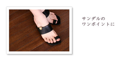 Shoe Clip Cicada Green Shoes Decorative Brooch TAMARUSAN