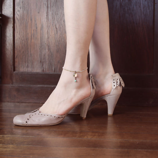 Anklet Freshwater Pearl Rose Pink TAMARUSAN