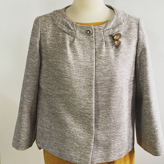 Brooch Pink Rose Tree Original Resin Pin TAMARUSAN