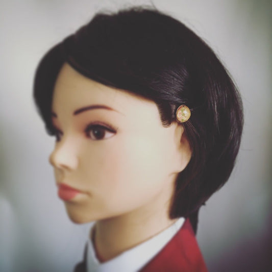 Hairpin Rose Beige Simple TAMARUSAN