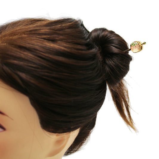 One Stick Hairpin Rose Beige TAMARUSAN