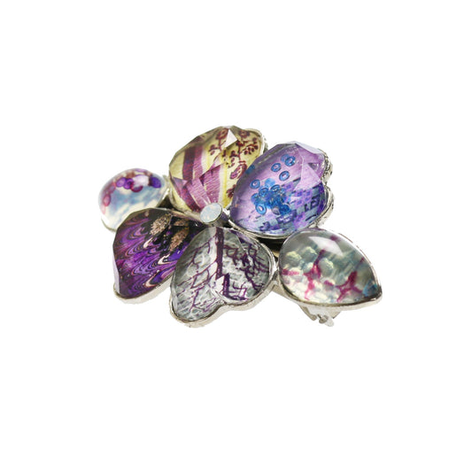 Barrette Fashionable Purple TAMARUSAN