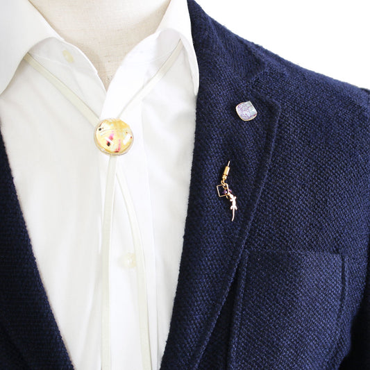 Hatpin Gecko Water Surface Amethyst Blue TAMARUSAN