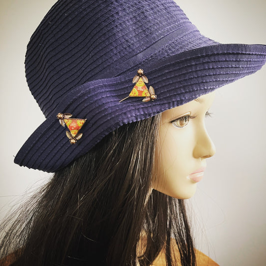 Hatpin Red Watermelon Triangle TAMARUSAN