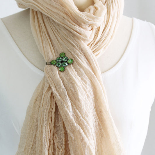 Scarf Clasp Green Watermelon TAMARUSAN
