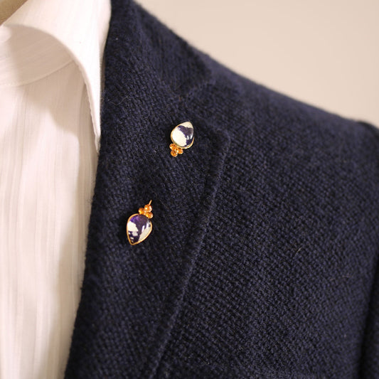 Hatpin Purple Rhinestone TAMARUSAN