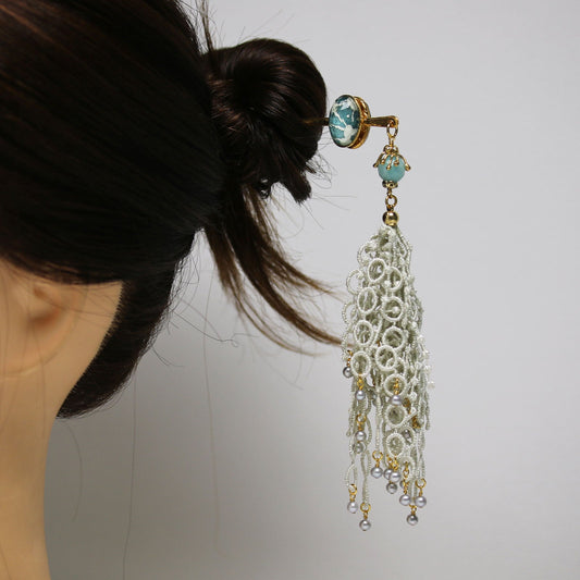 One Stick Hairpin Lace Blue TAMARUSAN