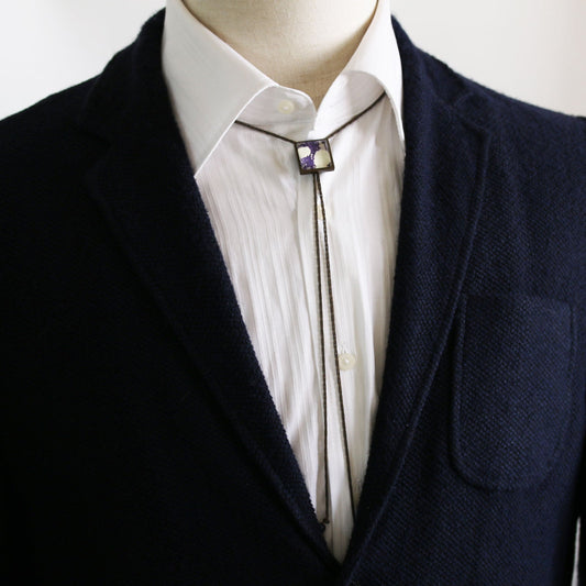 Bolo Tie Flower Jungle Pattern Multicolor TAMARUSAN